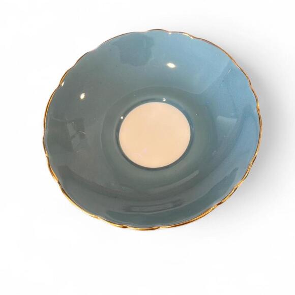 Vintage Crown Staffordshire Teal Blue - Picture 3 of 7